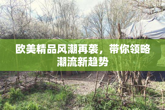 欧美精品风潮再袭，带你领略潮流新趋势