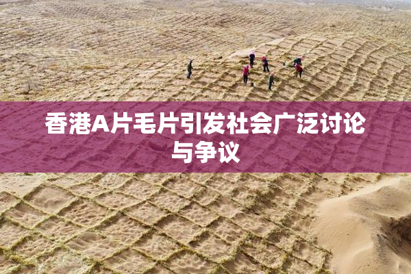香港A片毛片引发社会广泛讨论与争议