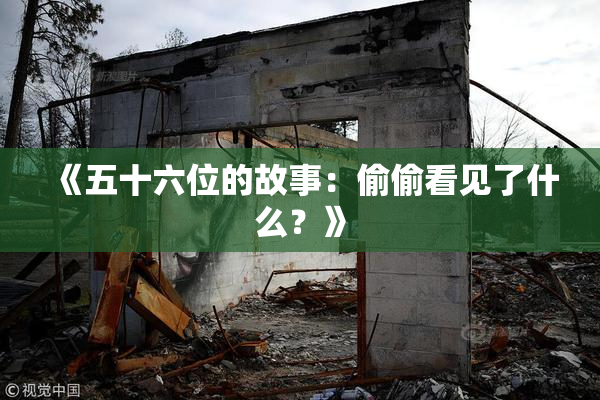《五十六位的故事：偷偷看见了什么？》