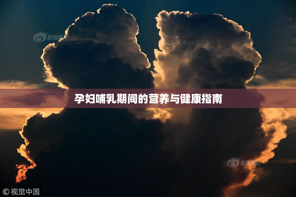 孕妇哺乳期间的营养与健康指南