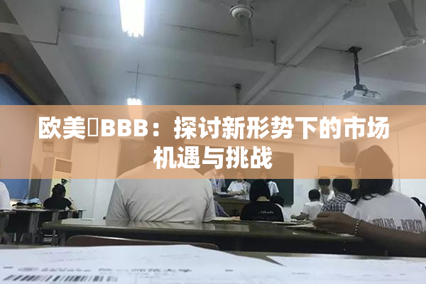 欧美槡BBB：探讨新形势下的市场机遇与挑战