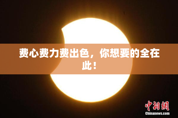 费心费力费出色，你想要的全在此！