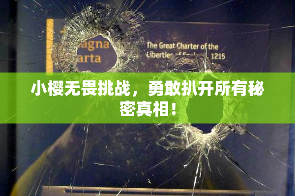 小樱无畏挑战，勇敢扒开所有秘密真相！