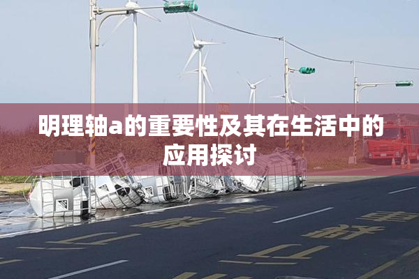 明理轴a的重要性及其在生活中的应用探讨