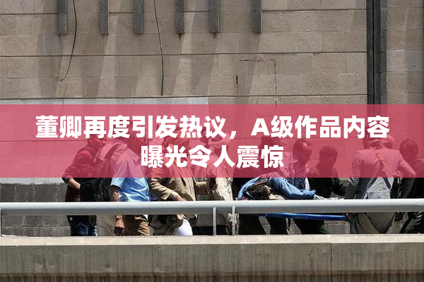 董卿再度引发热议，A级作品内容曝光令人震惊
