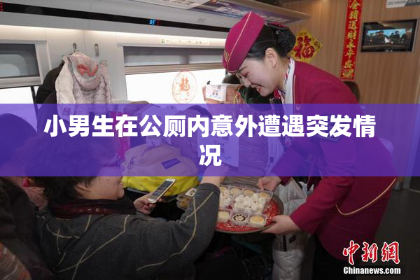 小男生在公厕内意外遭遇突发情况