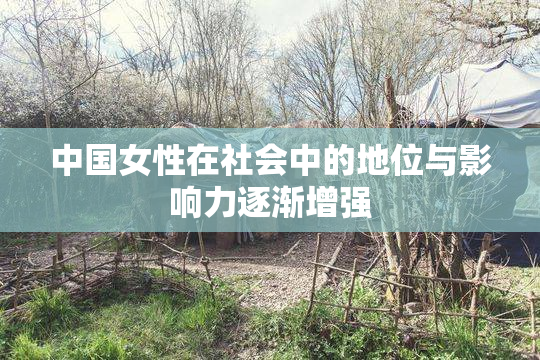 中国女性在社会中的地位与影响力逐渐增强