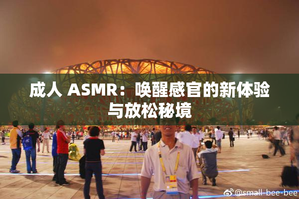成人 ASMR：唤醒感官的新体验与放松秘境