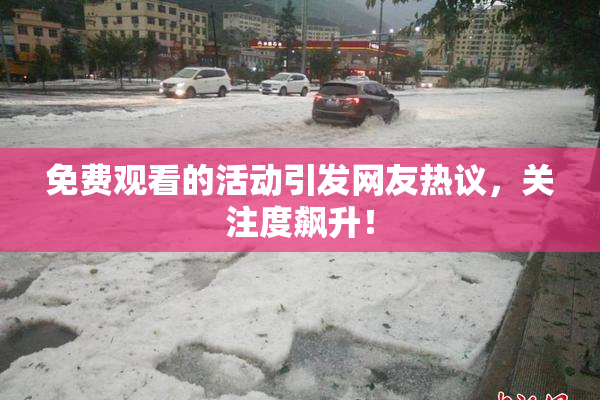 免费观看的活动引发网友热议，关注度飙升！