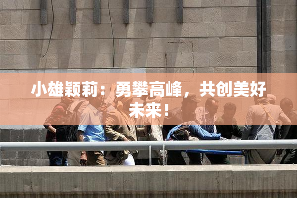 小雄颖莉：勇攀高峰，共创美好未来！