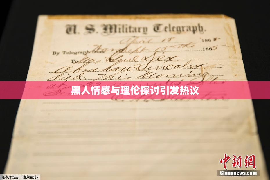 黑人情感与理伦探讨引发热议
