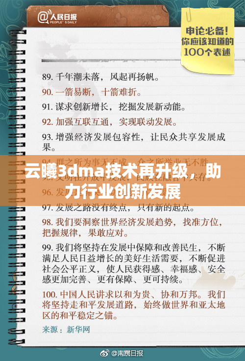 云曦3dma技术再升级，助力行业创新发展