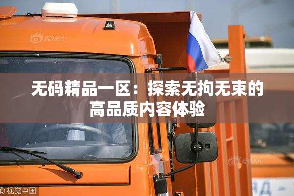 无码精品一区：探索无拘无束的高品质内容体验