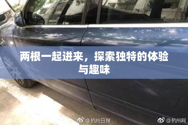 两根一起进来，探索独特的体验与趣味