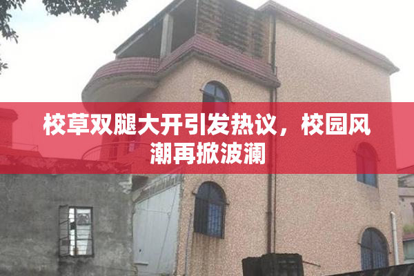 校草双腿大开引发热议，校园风潮再掀波澜