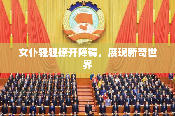 女仆轻轻撩开障碍，展现新奇世界