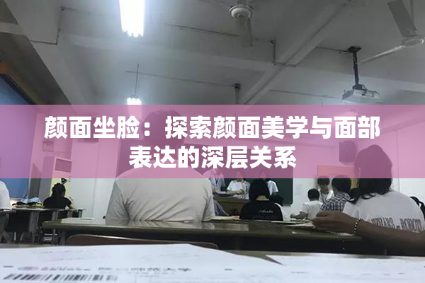 颜面坐脸：探索颜面美学与面部表达的深层关系