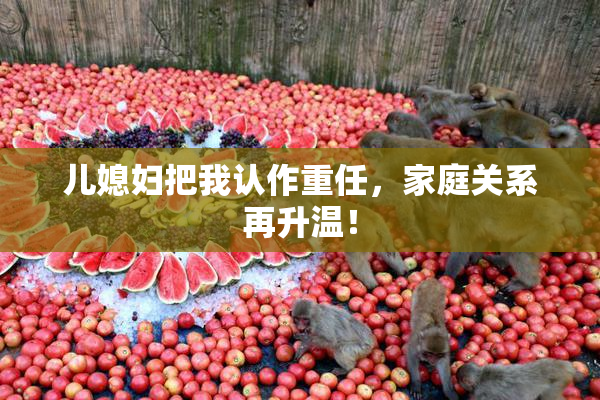 儿媳妇把我认作重任，家庭关系再升温！
