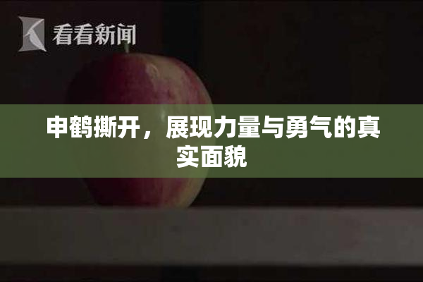 申鹤撕开，展现力量与勇气的真实面貌