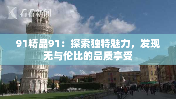 91精品91：探索独特魅力，发现无与伦比的品质享受