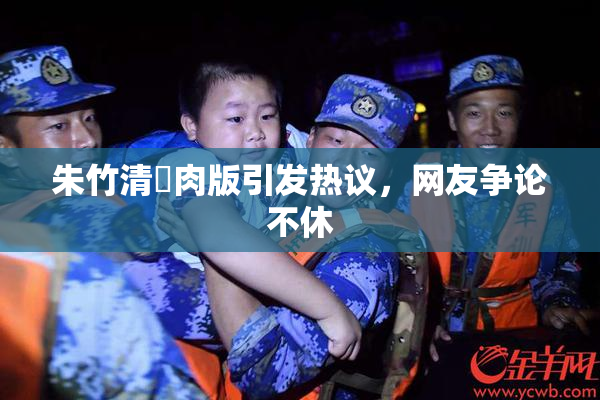 朱竹清婬肉版引发热议，网友争论不休