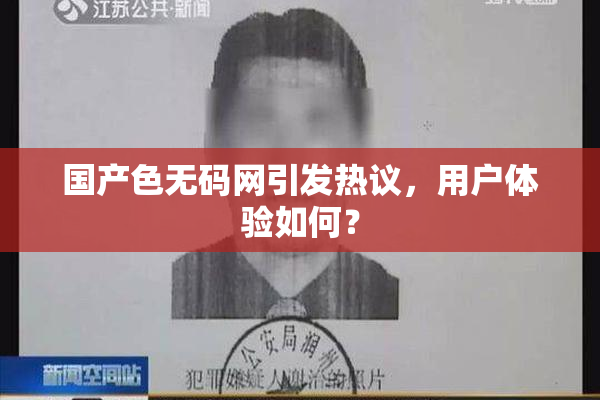 国产色无码网引发热议，用户体验如何？