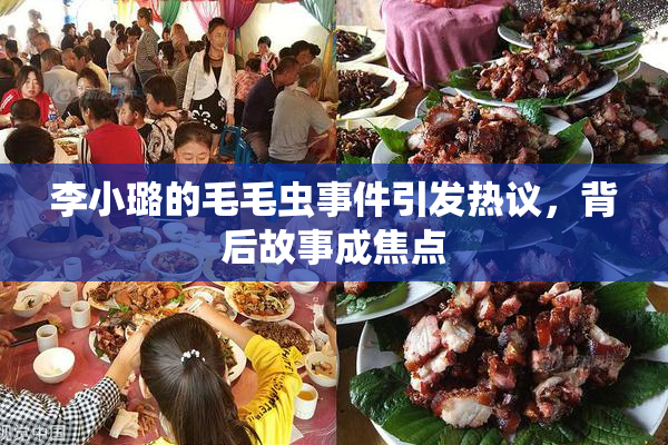 李小璐的毛毛虫事件引发热议，背后故事成焦点