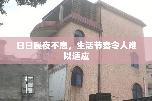日日躁夜不息，生活节奏令人难以适应