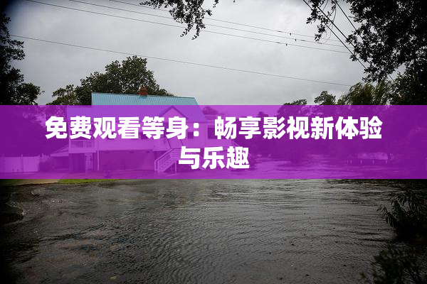 免费观看等身：畅享影视新体验与乐趣