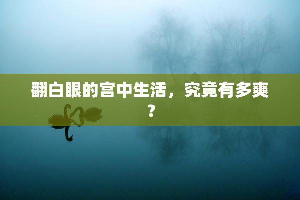 翻白眼的宫中生活，究竟有多爽？