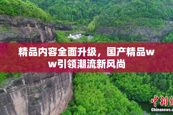 精品内容全面升级，国产精品ww引领潮流新风尚