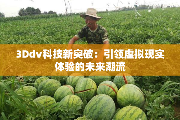 3Ddv科技新突破：引领虚拟现实体验的未来潮流