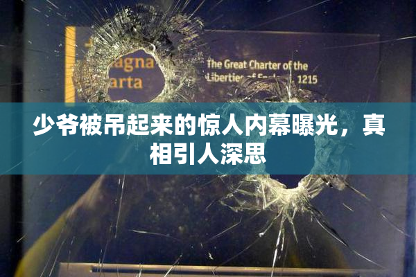 少爷被吊起来的惊人内幕曝光，真相引人深思