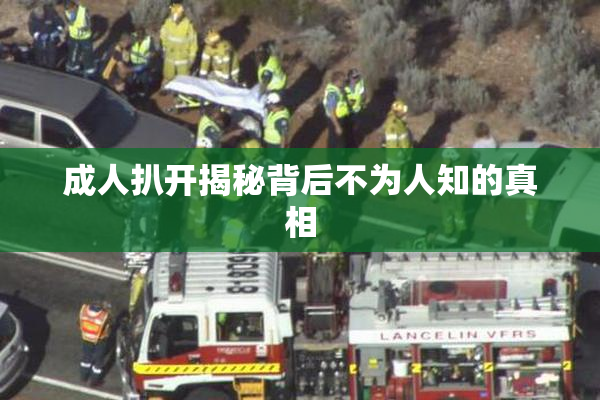 成人扒开揭秘背后不为人知的真相