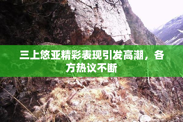 三上悠亚精彩表现引发高潮，各方热议不断