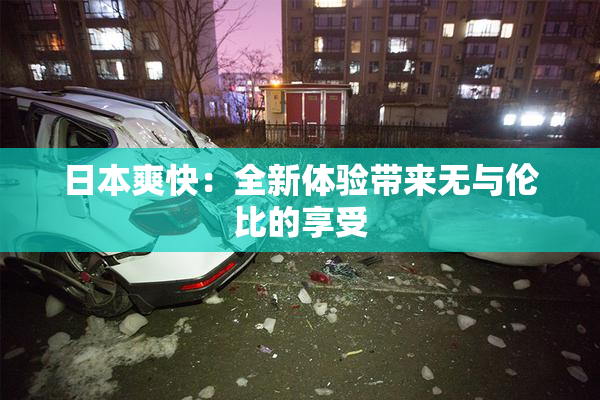 日本爽快：全新体验带来无与伦比的享受