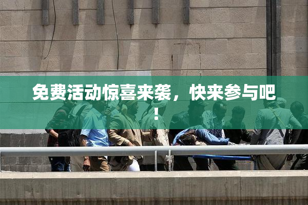 免费活动惊喜来袭，快来参与吧！