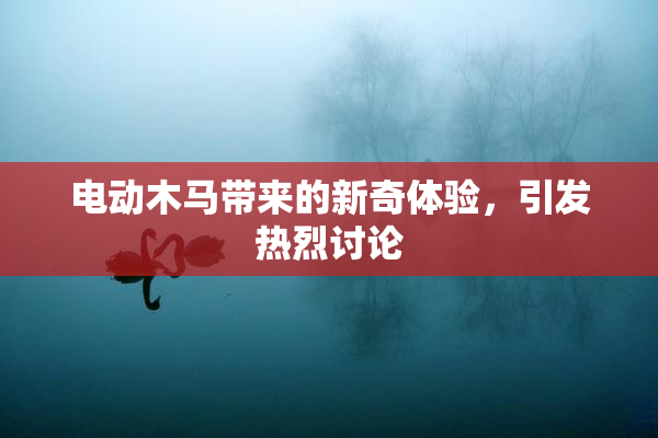 电动木马带来的新奇体验，引发热烈讨论