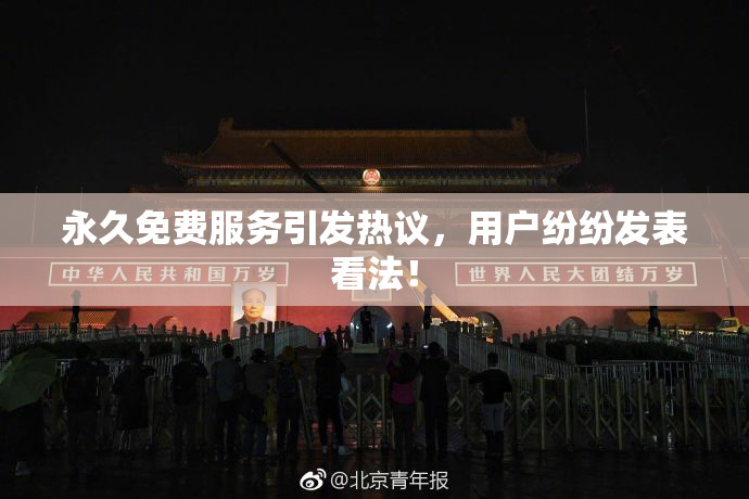 永久免费服务引发热议，用户纷纷发表看法！