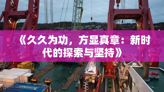 《久久为功，方显真章：新时代的探索与坚持》