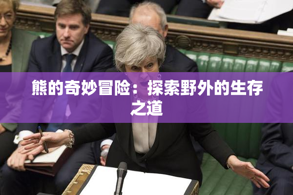 熊的奇妙冒险：探索野外的生存之道