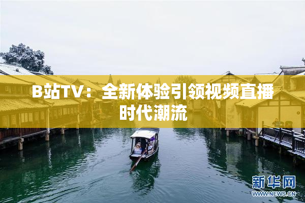 B站TV：全新体验引领视频直播时代潮流