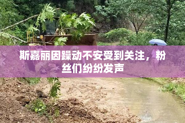 斯嘉丽因躁动不安受到关注，粉丝们纷纷发声