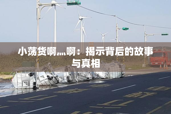 小荡货啊灬啊：揭示背后的故事与真相