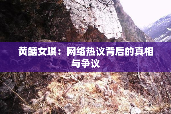 黄鳝女琪：网络热议背后的真相与争议
