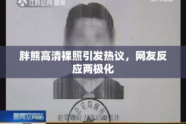 胖熊高清裸照引发热议，网友反应两极化