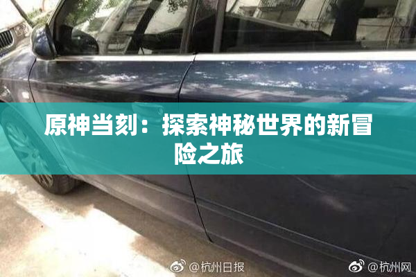 原神当刻：探索神秘世界的新冒险之旅