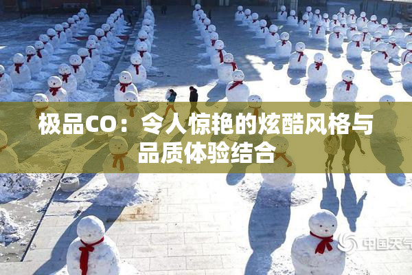 极品CO：令人惊艳的炫酷风格与品质体验结合