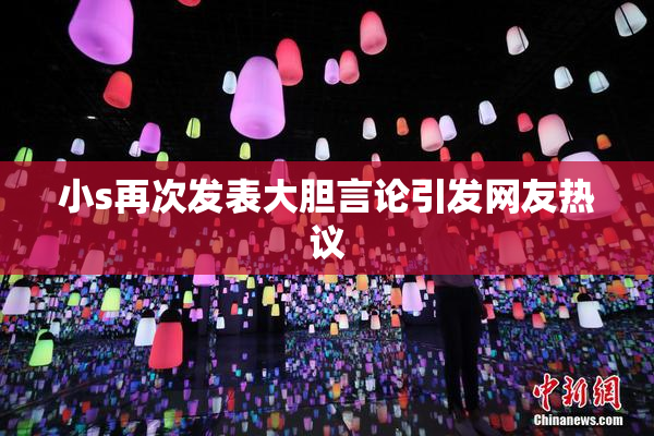 小s再次发表大胆言论引发网友热议