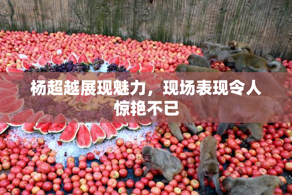 杨超越展现魅力，现场表现令人惊艳不已